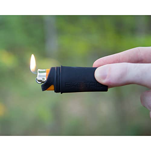 Load image into Gallery viewer, EXOTAC - fireSLEEVE Waterproof Lighter Holder Case No Lighter Included (Black)
