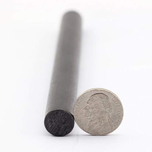 bayite Ferro Rods 1/2" X 5'' XL Survival Fire Starter Drilled Flint Steel Ferrocerium Rod with Toggl