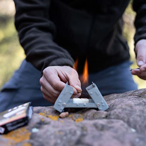 Load image into Gallery viewer, Esbit Ultralight Folding Pocket Stove with Six 14g Solid Fuel Tablets steel, Small - Original
