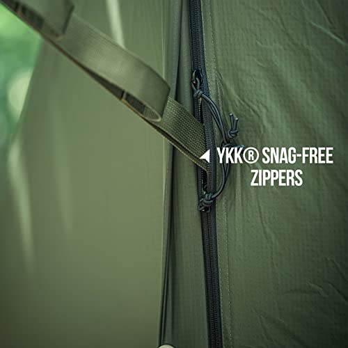 Load image into Gallery viewer, OneTigris TEGIMEN Hammock Hot Tent with Stove Jack, Spacious Versatile Wall Tent with Snow Skirt, 3000mm Waterproof with Zippered Tent Bag (Ranger Green)
