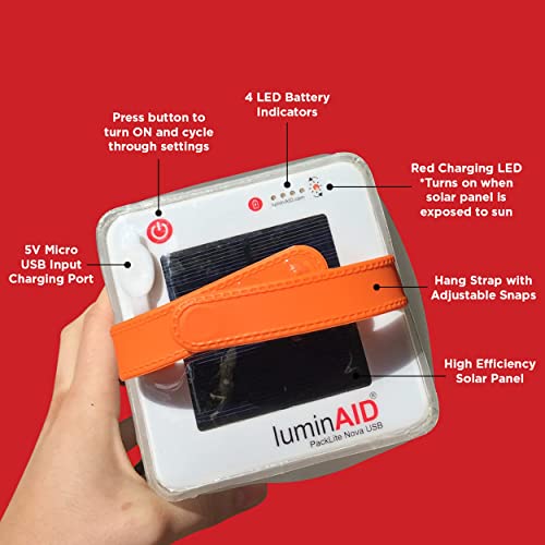 Load image into Gallery viewer, LuminAID PackLite Nova USB Solar Inflatable Waterproof Light
