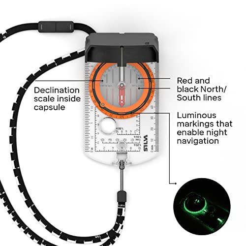 Load image into Gallery viewer, Silva Expedition S Compass | Night-Enabling Luminous Markings | Perfect for Navigation, Hiking, Trekking and Hunting
