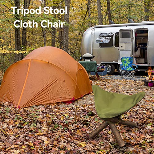 Load image into Gallery viewer, Tripod Stool Cloth Chair, Camping Stool Cloth, Camping Stool for Fishing Camping Hiking Mountaining
