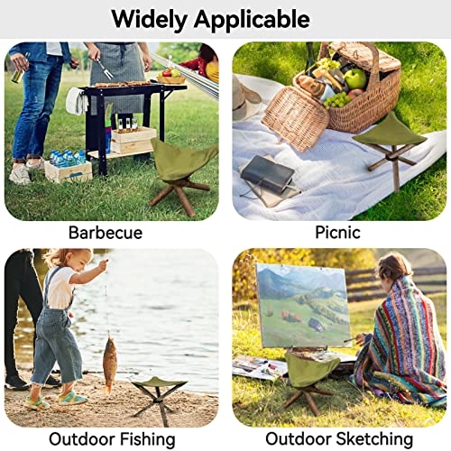 Load image into Gallery viewer, Tripod Stool Cloth Chair, Camping Stool Cloth, Camping Stool for Fishing Camping Hiking Mountaining
